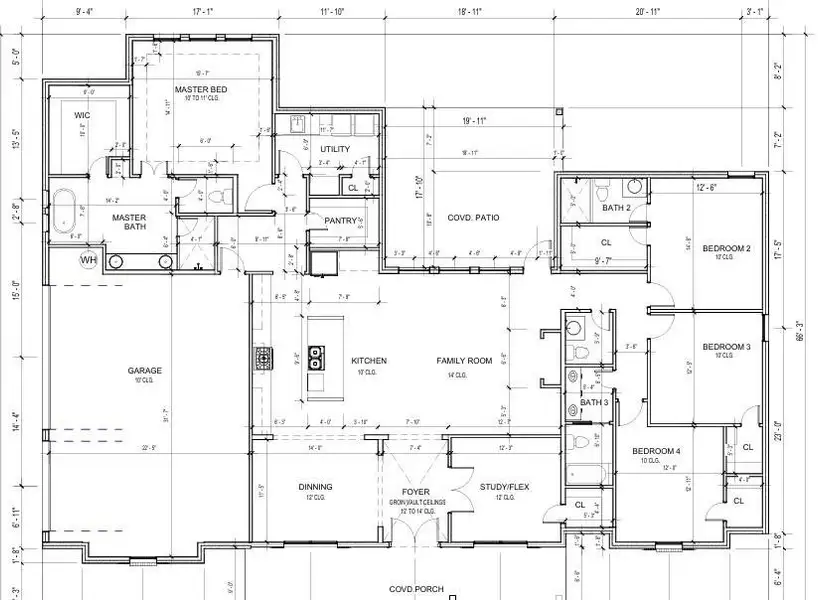 2D floor plan layout of this home in , Weatherford, TX (Image 3). 2D floor plan layout of this home in , Weatherford, TX (Image 3).