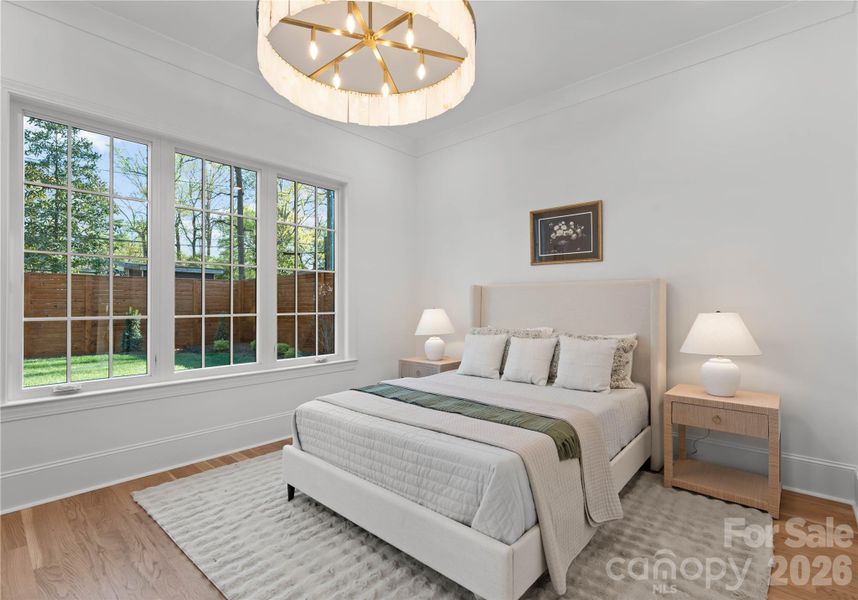 Furnished interior view inside a new home in , Charlotte (Image 42).