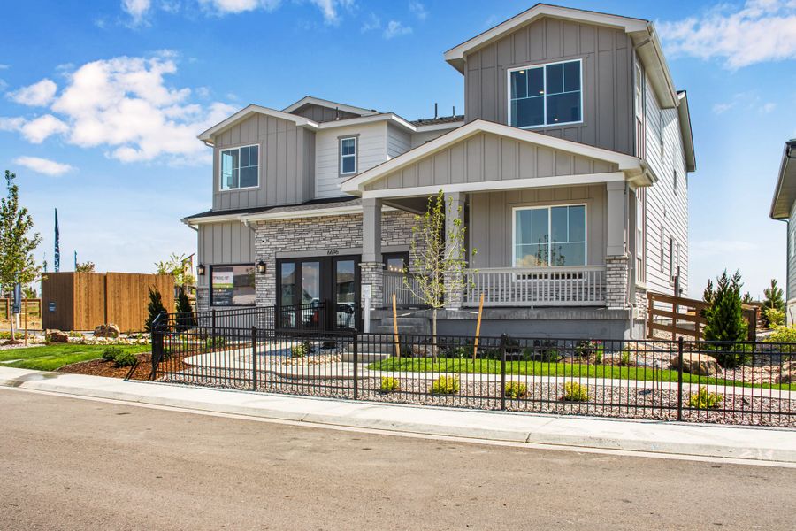 Representative exterior photo of a completed home built from the The Calloway by Tri Pointe Homes in Cordovan, Firestone, CO (Image 20). Representative exterior photo of a completed home built from the The Calloway by Tri Pointe Homes in Cordovan, Firestone, CO (Image 20).