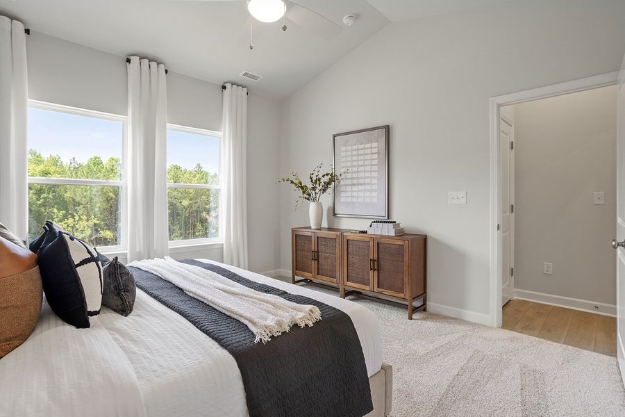 Furnished interior view inside a new home in Ovation at Sweetbrier, Durham (Image 17).