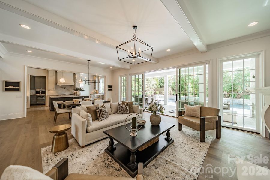 Furnished interior view inside a new home in , Charlotte (Image 20).