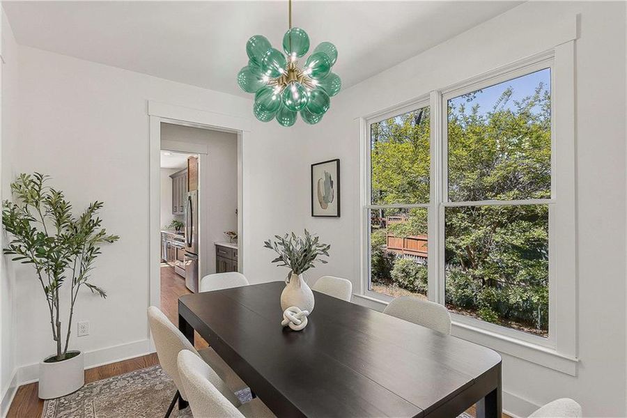 Furnished interior view inside a new home in , Atlanta (Image 51). Furnished interior view inside a new home in , Atlanta (Image 51).