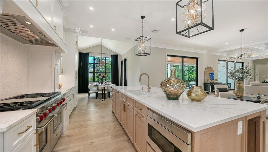 Furnished interior view inside a new home in , Sarasota (Image 32).