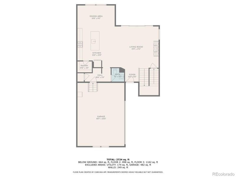 Main level floor plan Main level floor plan