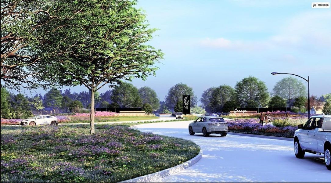 The entrance will be beautiful The entrance will be beautiful