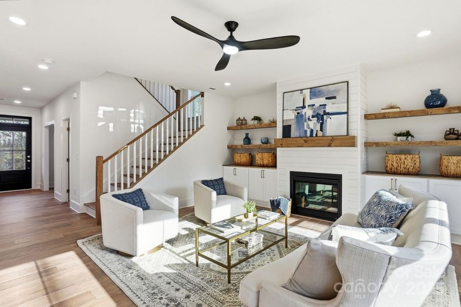 Furnished interior view inside a new home in , Mooresville (Image 33).