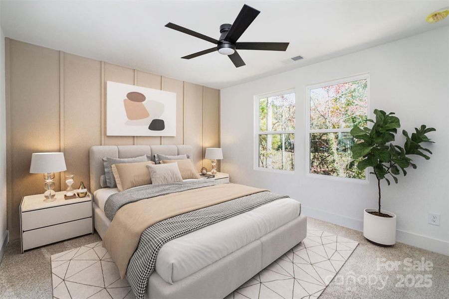 Furnished interior view inside a new home in , Hickory (Image 16). Furnished interior view inside a new home in , Hickory (Image 16).