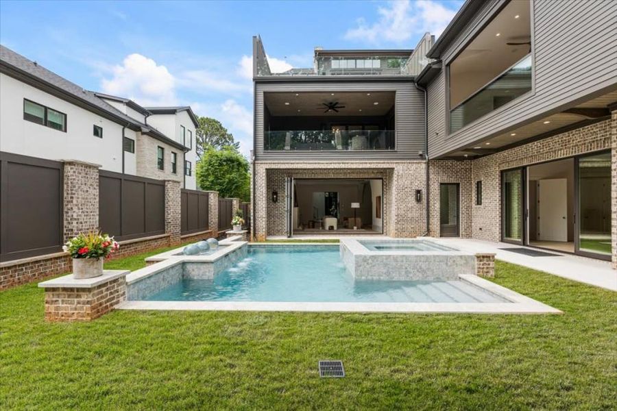 Exterior details and patio area of a home in , Alpharetta (Image 26).