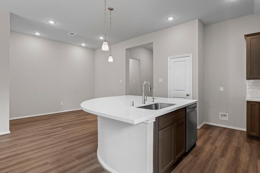 Furnished interior view inside a new home in , Spring (Image 7). Furnished interior view inside a new home in , Spring (Image 7).