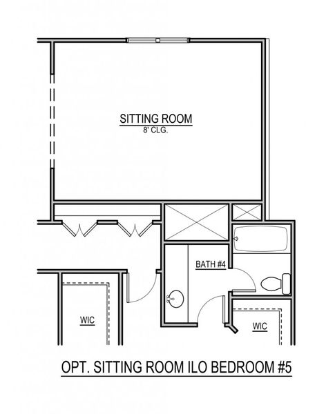 2D floor plan layout for the Cleveland by Kerley Family Homes in The Estates at Hurricane Pointe, Douglasville, GA (Image 10).