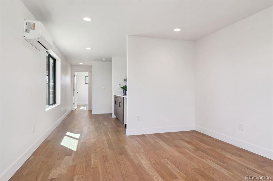 3rd floor bonus room and wet bar with beverage fridge