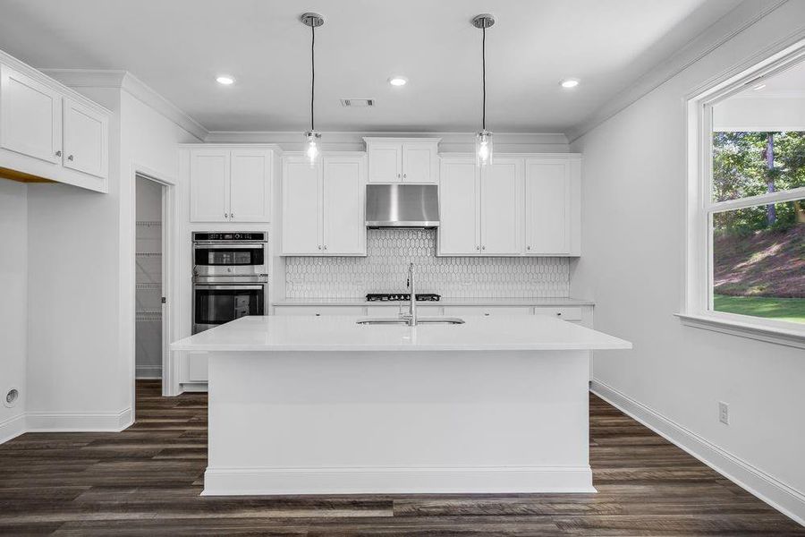Furnished interior view inside a new home in Bailey Fence, Dacula (Image 6).
