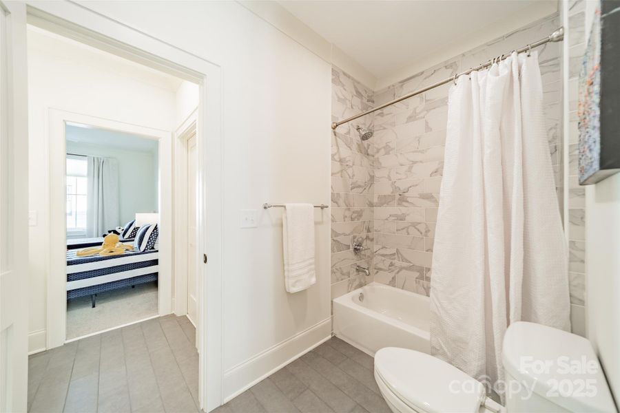 Jack and Jill Shared Tub and Toilet