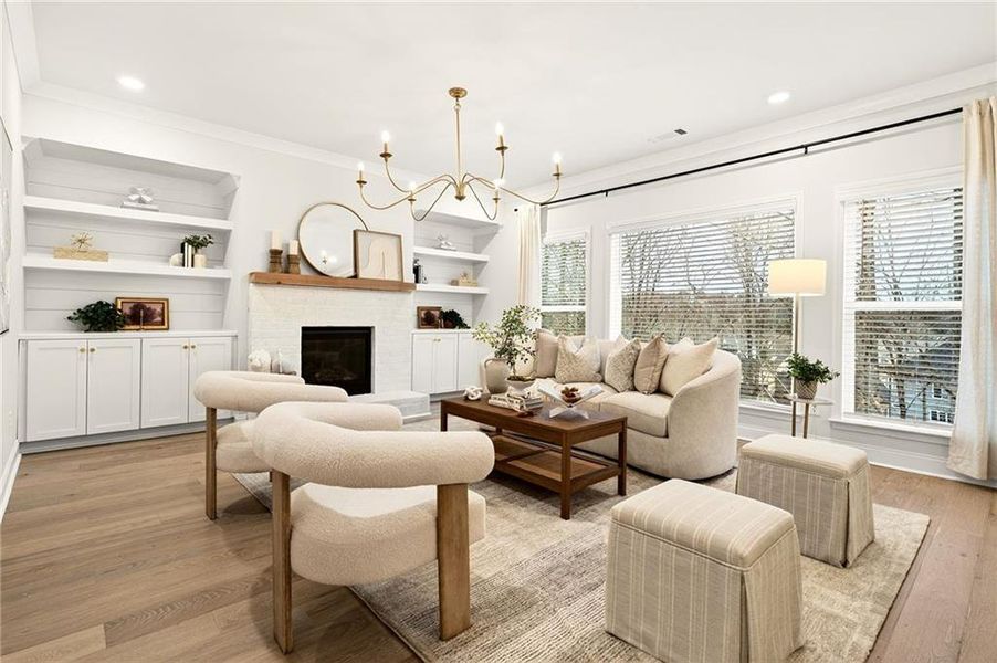 Furnished interior view inside a new home in River Rock, Ball Ground (Image 6).