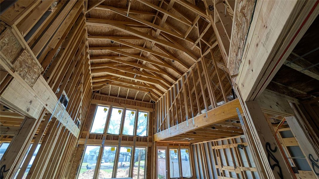 In-progress construction of a new home in Sienna 45', 50', Missouri City, TX (Image 9).