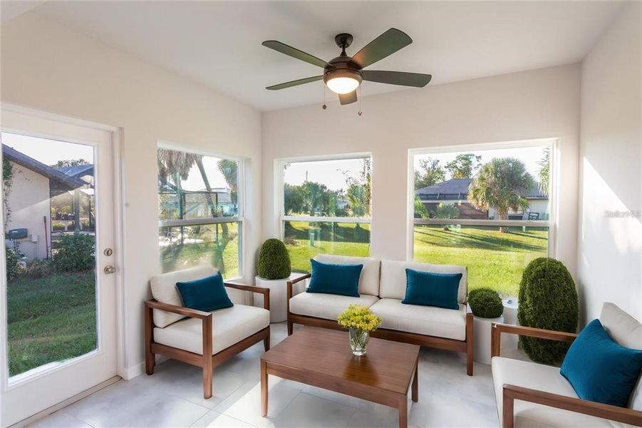 Furnished interior view inside a new home in , Punta Gorda (Image 9).