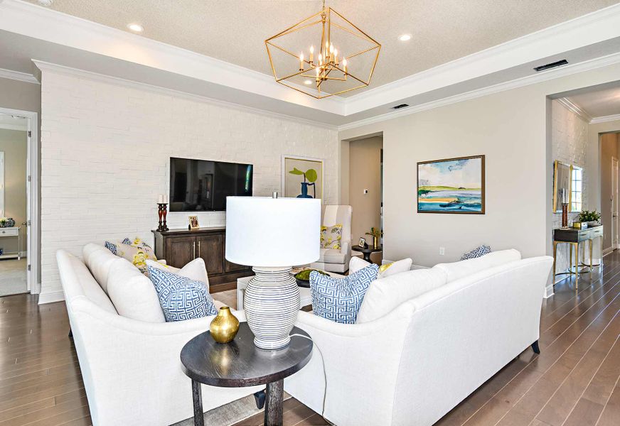 Furnished interior view inside a new home in Avelina, Venice (Image 32).