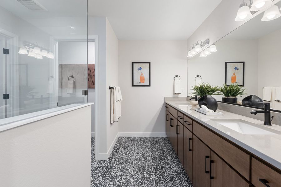 Representative furnished interior of a home built from the The Sunlight by Risewell Homes in Cordovan, Firestone (Image 8).