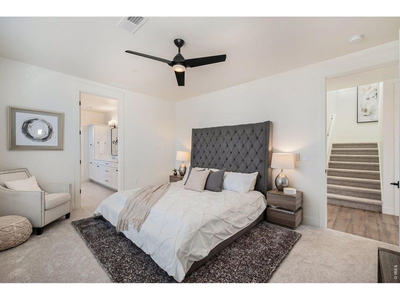 Furnished interior view inside a new home in Eagle Brook Meadows, Loveland (Image 9).