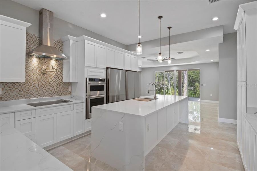 Gorgeous sleek kitchen