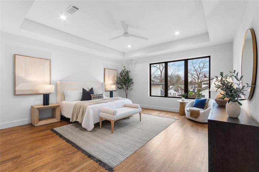 Furnished interior view inside a new home in , Dallas (Image 37).
