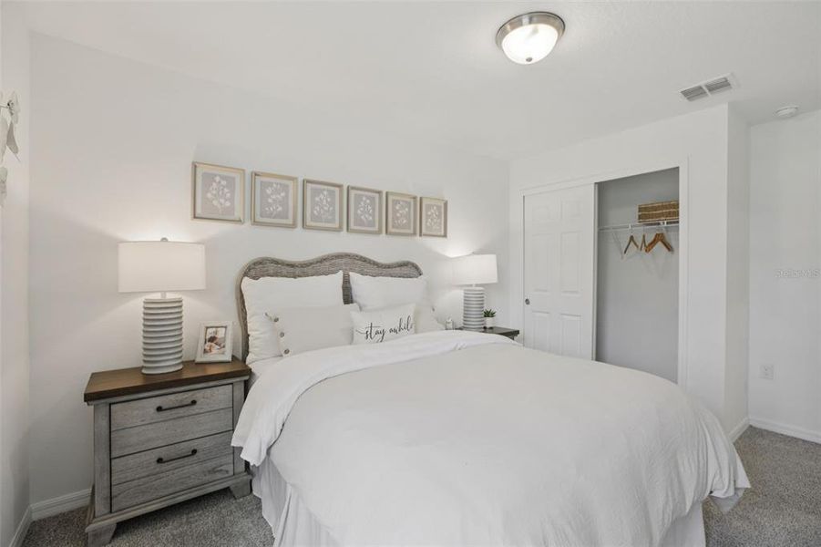 Furnished interior view inside a new home in Fox Pointe at Rivers Edge, Leesburg (Image 33).
