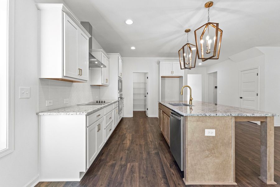 Furnished interior in a model home at Standing Oaks in Senoia (Image 5).