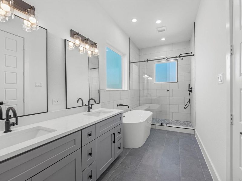 Furnished interior view inside a new home in , Houston (Image 7).