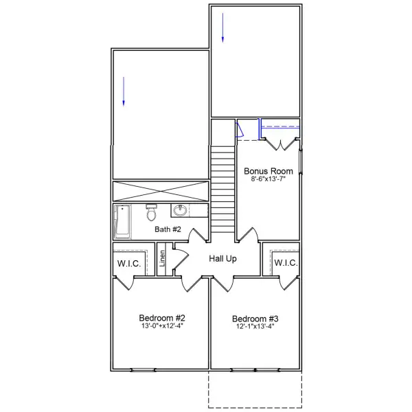 2D floor plan layout of this home in Killians Crossing, Blythewood, SC (Image 3). 2D floor plan layout of this home in Killians Crossing, Blythewood, SC (Image 3).