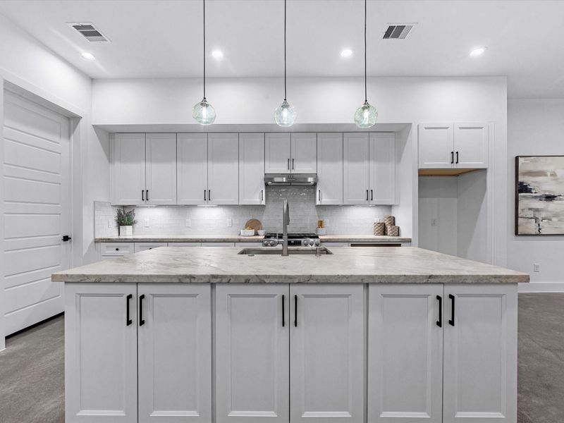 Furnished interior view inside a new home in , Houston (Image 11).