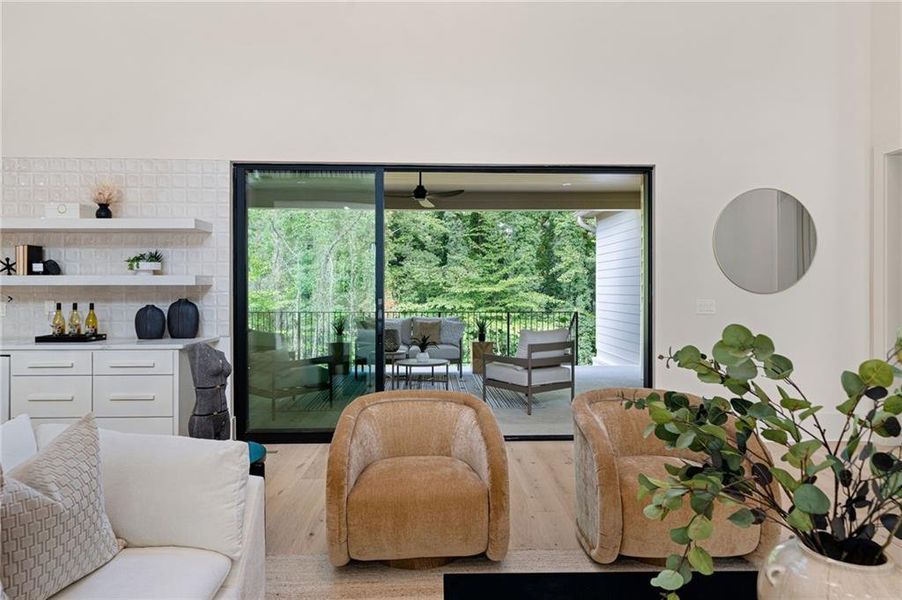 Furnished interior view inside a new home in , Dunwoody (Image 10).