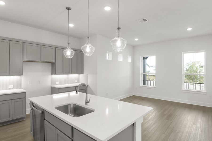 Furnished interior view inside a new home in Easton Park, Austin (Image 11).
