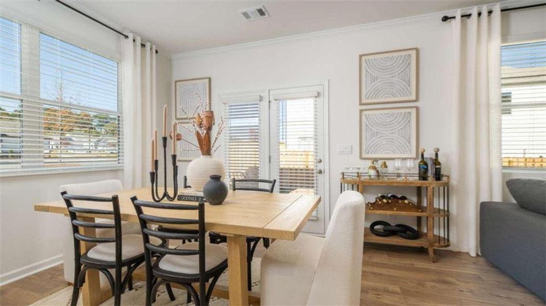 Furnished interior view inside a new home in Rosewood Farms, Acworth (Image 13).