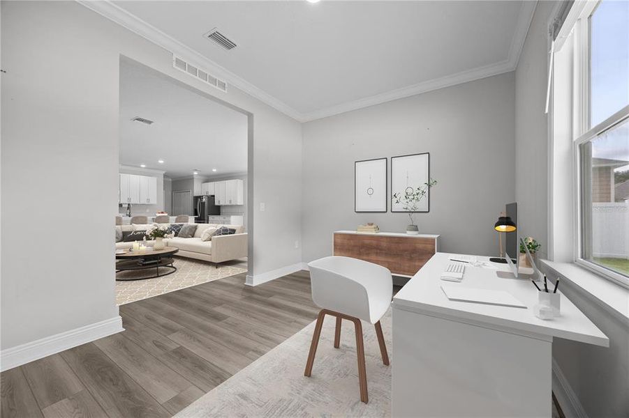 Furnished interior view inside a new home in , Newberry (Image 16).