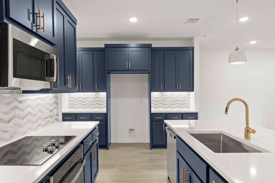 Kitchen featuring the Sapphire Collection Kitchen featuring the Sapphire Collection