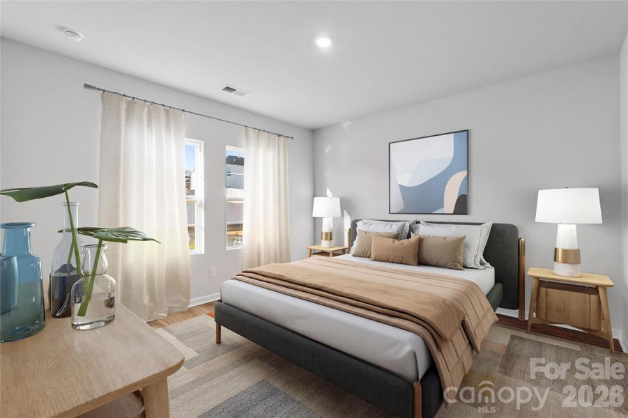 Representative Ford Primary Bedroom Virtually Staged