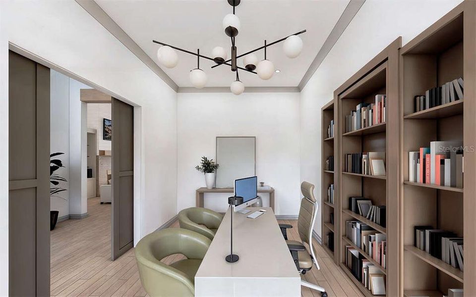 Furnished interior view inside a new home in , Brooksville (Image 12).