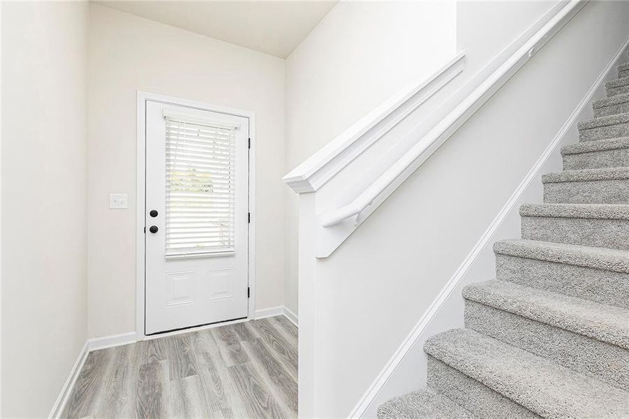Spacious, unfurnished interior of a new home in Lake Preserve at Jackson Trail, Jefferson (Image 16). Spacious, unfurnished interior of a new home in Lake Preserve at Jackson Trail, Jefferson (Image 16).