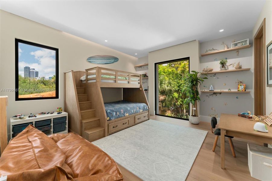 Furnished interior view inside a new home in , Miami (Image 46).