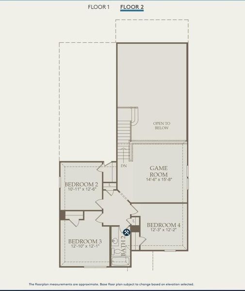 2D floor plan layout of this home in Ryehill, Sugar Land, TX (Image 2). 2D floor plan layout of this home in Ryehill, Sugar Land, TX (Image 2).