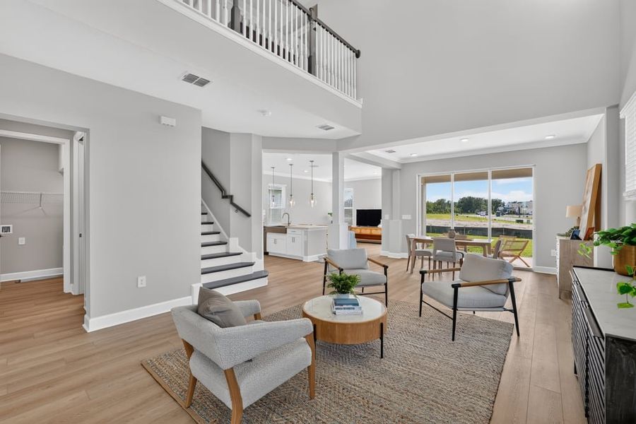 Representative furnished interior of a home built from the Boca Grande by Taylor Morrison in Lochside, Mount Dora (Image 11).