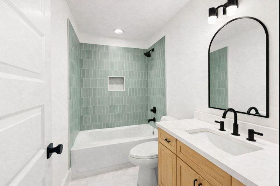 Furnished interior view inside a new home in , Gainesville (Image 5).