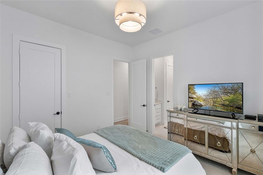 Furnished interior view inside a new home in , Spring (Image 37).