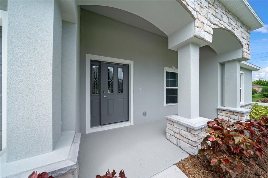 Representative exterior details of a home built from the The Newport by Avtec Homes in Palm Bay & South Brevard, Palm Bay (Image 3).