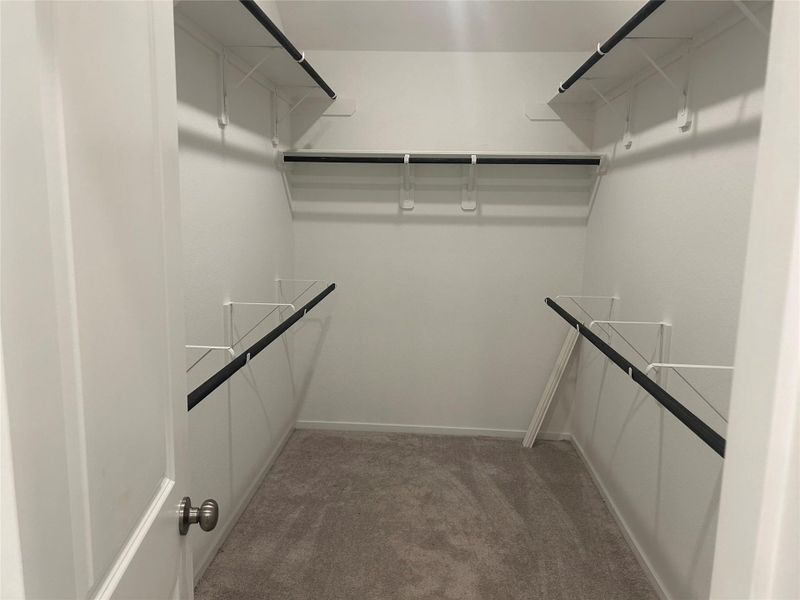 This is the large walk-in Closet in the master bath. This is the large walk-in Closet in the master bath.