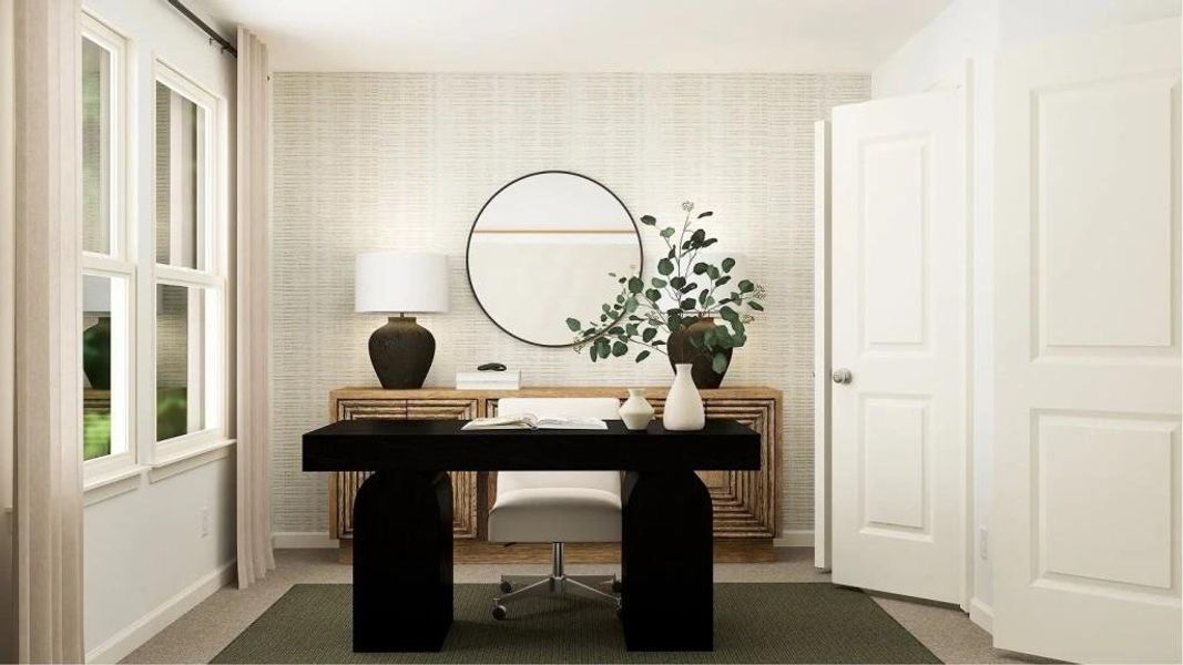 Furnished interior view inside a new home in , Woodstock (Image 8).