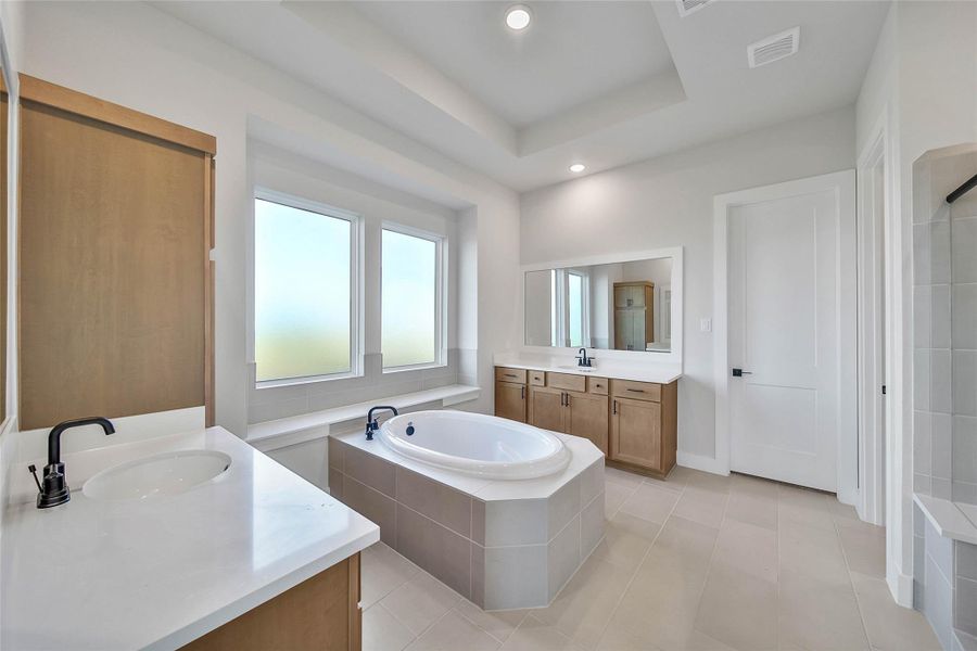 Furnished interior view inside a new home in Magnolia Bend, Rosharon (Image 13).
