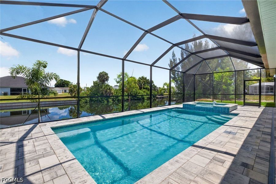 Exterior details and patio area of a home in Cape Coral, Cape Coral (Image 17). Exterior details and patio area of a home in Cape Coral, Cape Coral (Image 17).