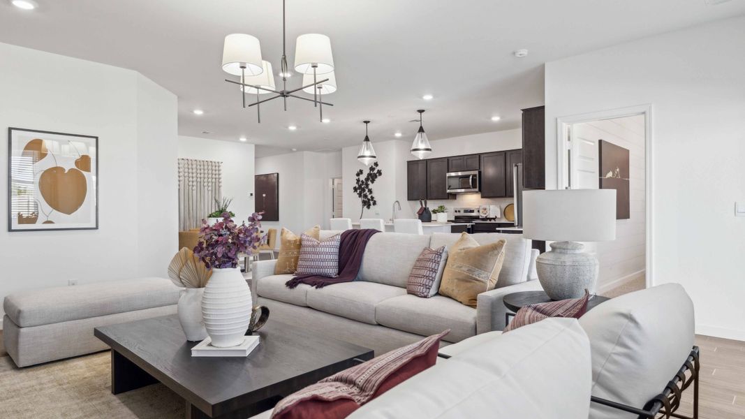 Furnished interior view inside a new home in Entrada Del Oro, Gold Canyon (Image 12). Furnished interior view inside a new home in Entrada Del Oro, Gold Canyon (Image 12).