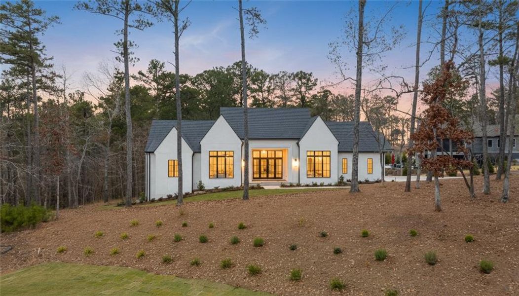 Front exterior of a new home in , Greensboro, GA, highlighting curb appeal (Image 2). Front exterior of a new home in , Greensboro, GA, highlighting curb appeal (Image 2).